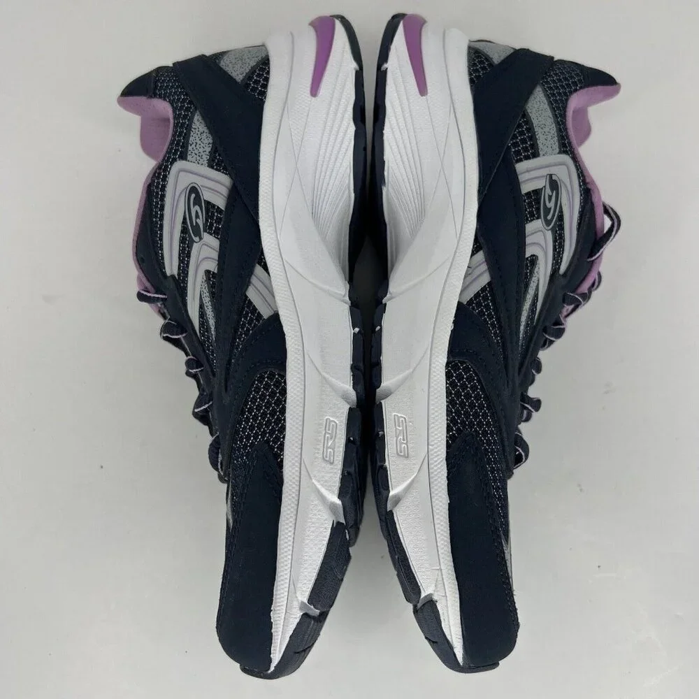 Dr. Scholl's Womens Size 6.5W Navy and Violet Athletic Shoe Gel Cushion Insole